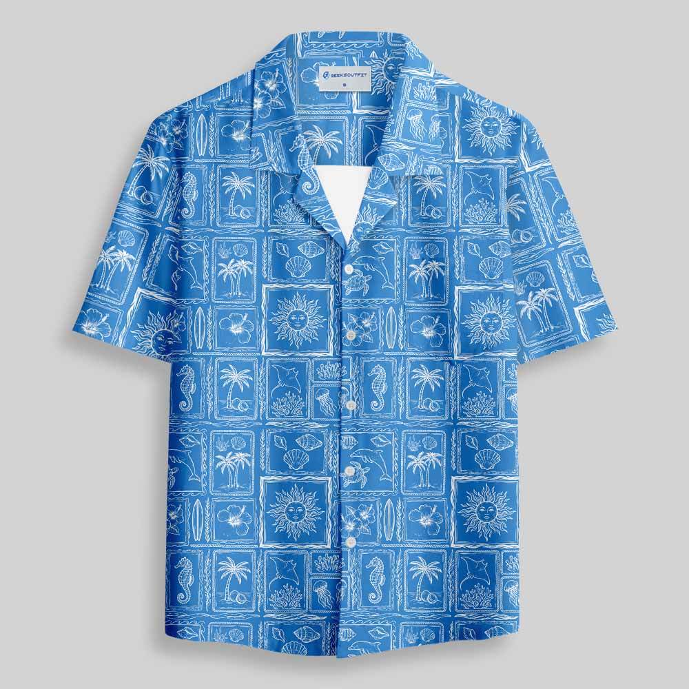 Geeksoutfit Off-World Relic Button Up Pocket Shirt for Sale