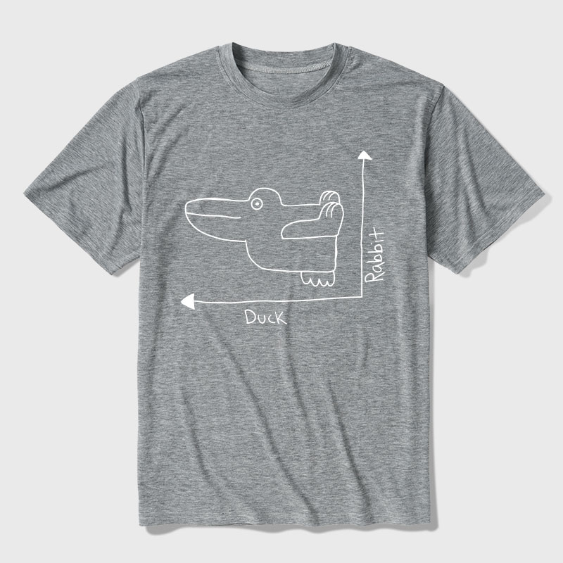 Duck Rabbit Graph Ultra Soft Heather Tee