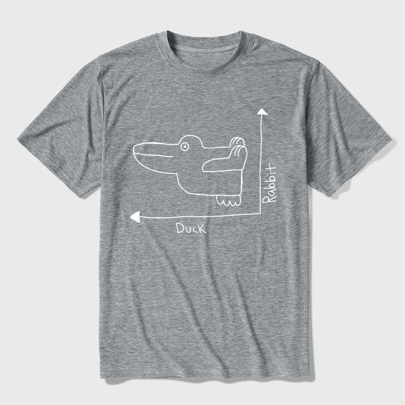 Duck Rabbit Graph Ultra Soft Heather Tee