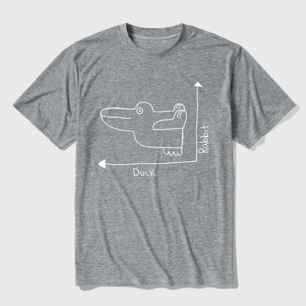 Duck Rabbit Graph Ultra Soft Heather Tee
