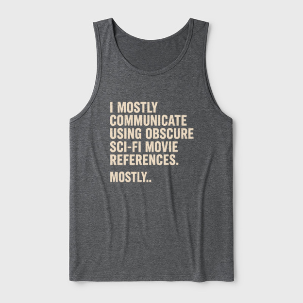Sci-Fi Movie Reference Ultra Soft Heather Tank
