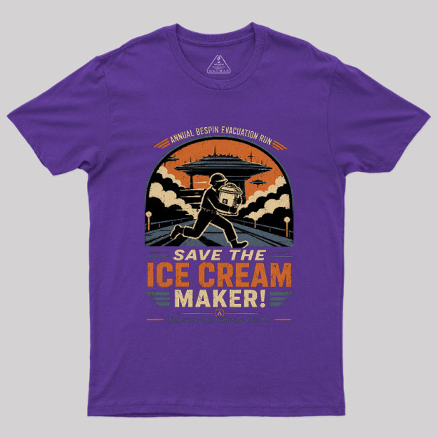 Save The Ice Cream Maker Geek T-Shirt