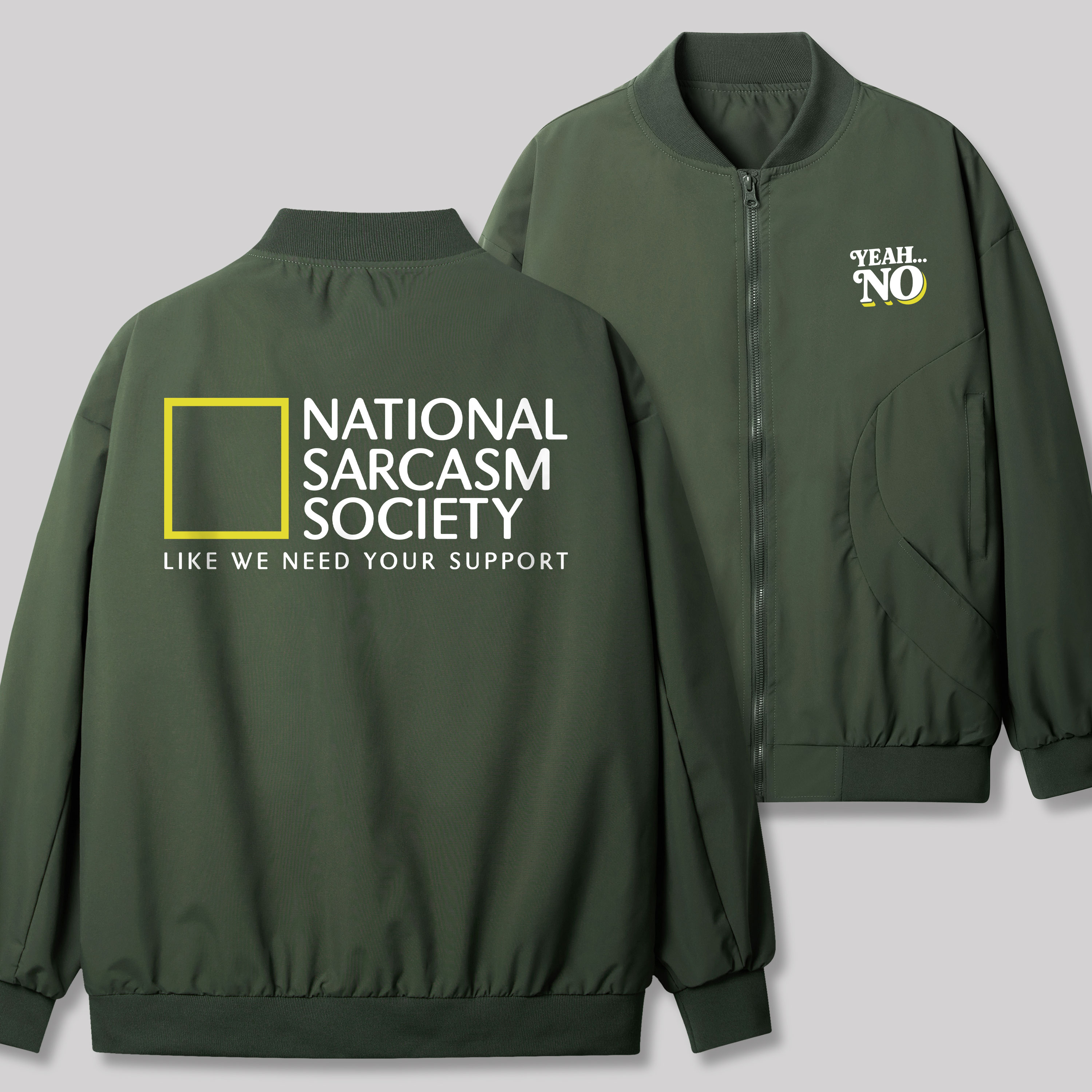 National Sarcasm Society Geek Classic Bomber Jacket