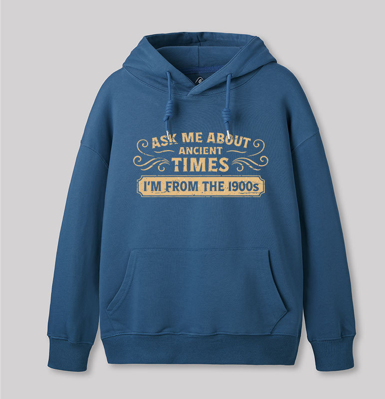 Ask Me About Ancient Times Geek Hoodie