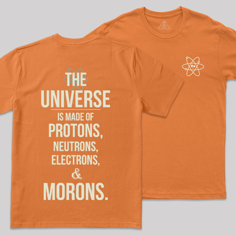 Atomic Humor Front and Back Printed Geek T-Shirt