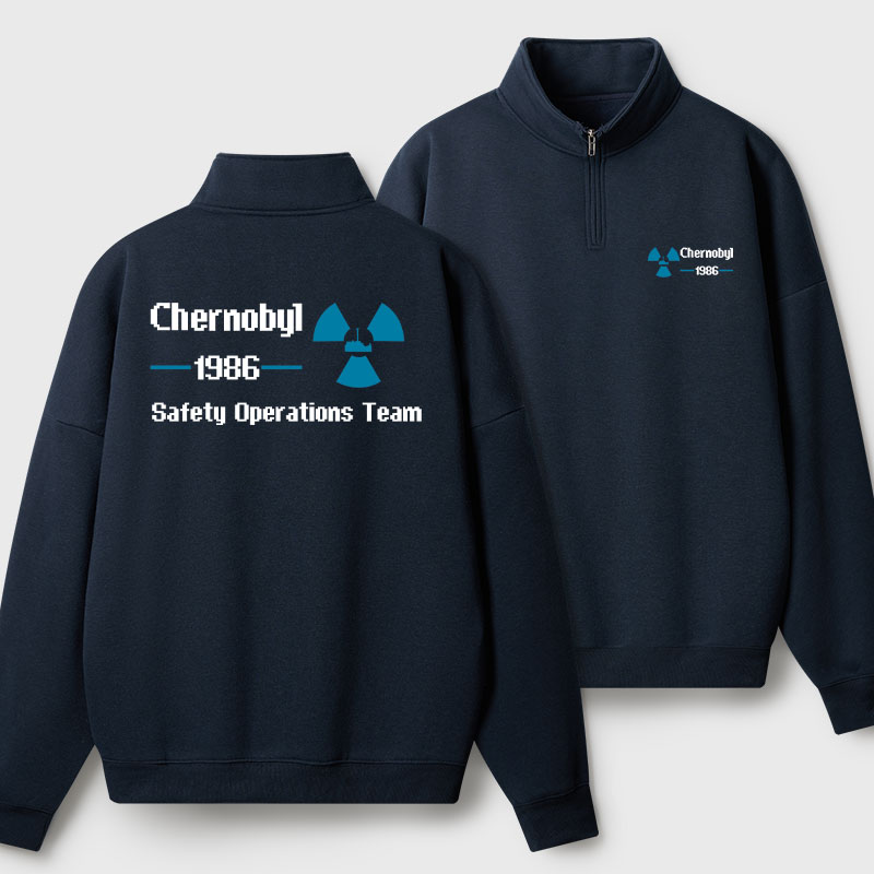 Chernobyl 1986 Geek Fleece Quarter-Zip Pollover