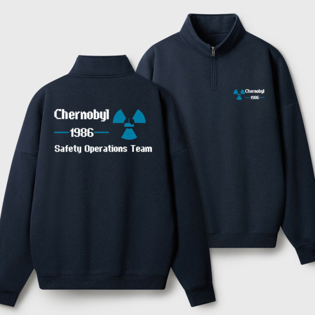Chernobyl 1986 Geek Fleece Quarter-Zip Pollover