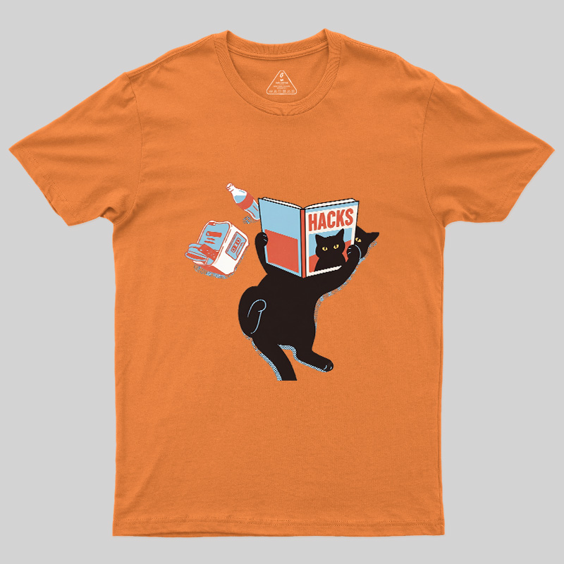 Cat Hacks Geek T-Shirt