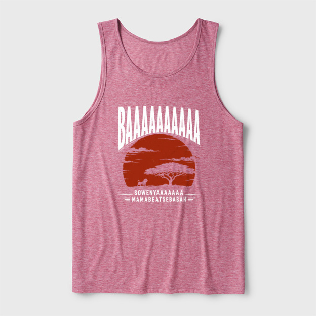 Baaa Sownyaaa Mamabeatsebabah Ultra Soft Heather Tank