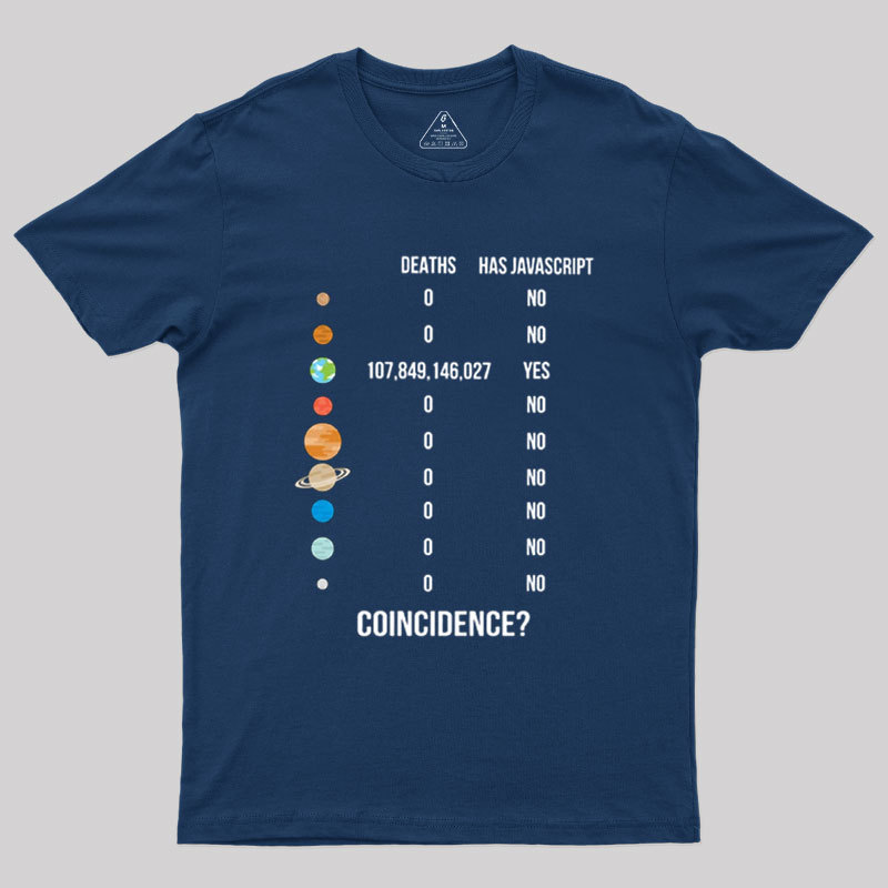 Funny JavaScript Geek T-Shirt