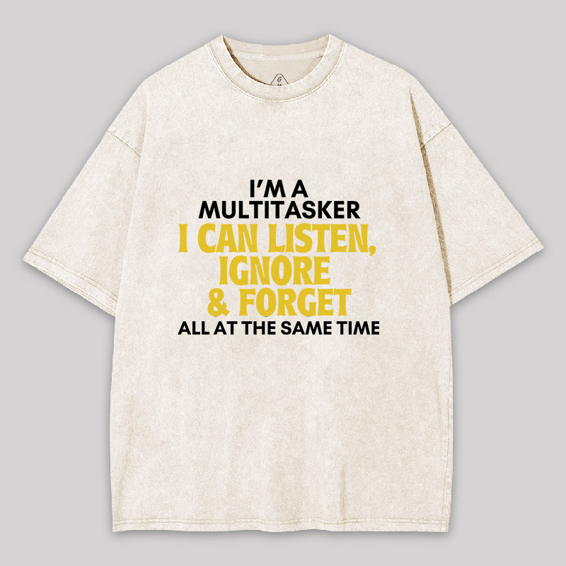 Sarcastic Geek Washed T-shirt