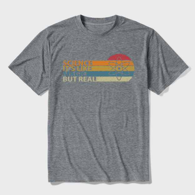 Science It's Like Magic But Real Ultra Soft Heather Tees