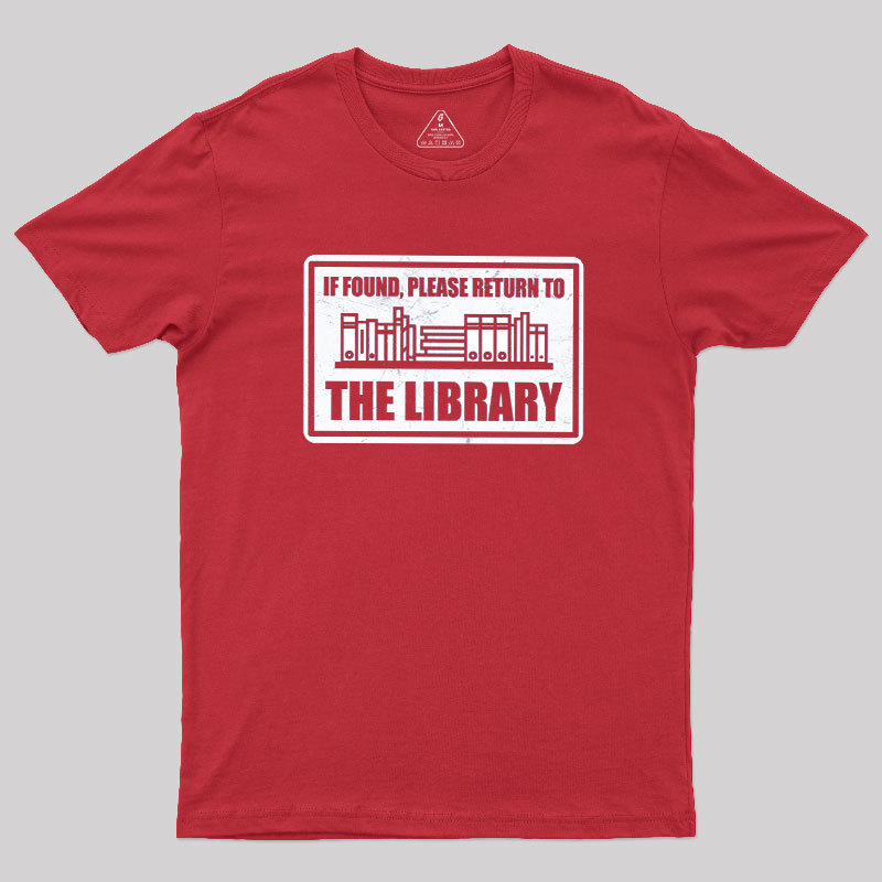 Return to the Library Geek T-Shirt