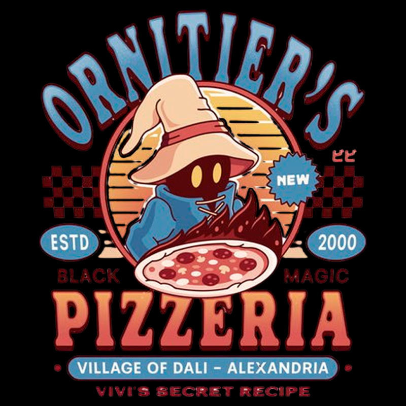 Ornitier Pizzeria Vintage Geek T-Shirt