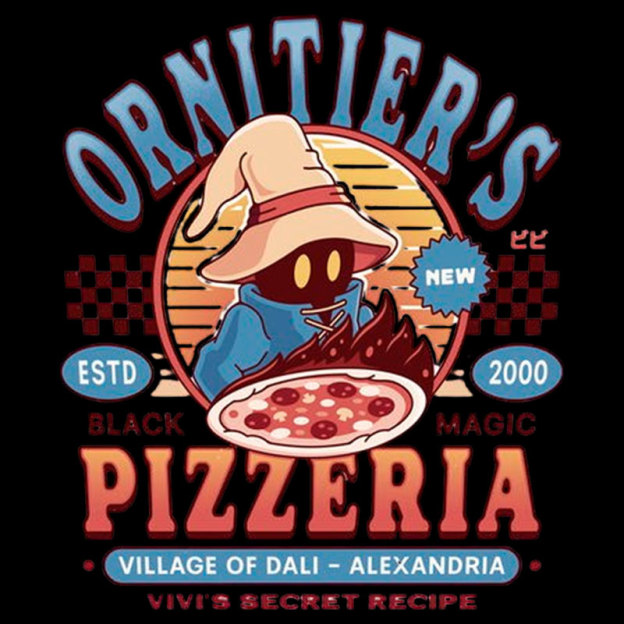 Ornitier Pizzeria Vintage Geek T-Shirt