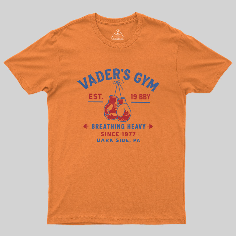 Breathing Heavy Retro Dark Side Gym Geek T-Shirt TTT