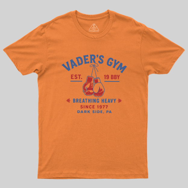 Breathing Heavy Retro Dark Side Gym Geek T-Shirt TTT