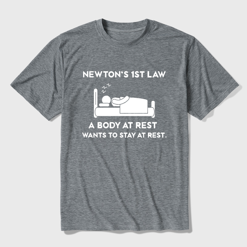 Newton's First Law Ultra Soft Heather Tee