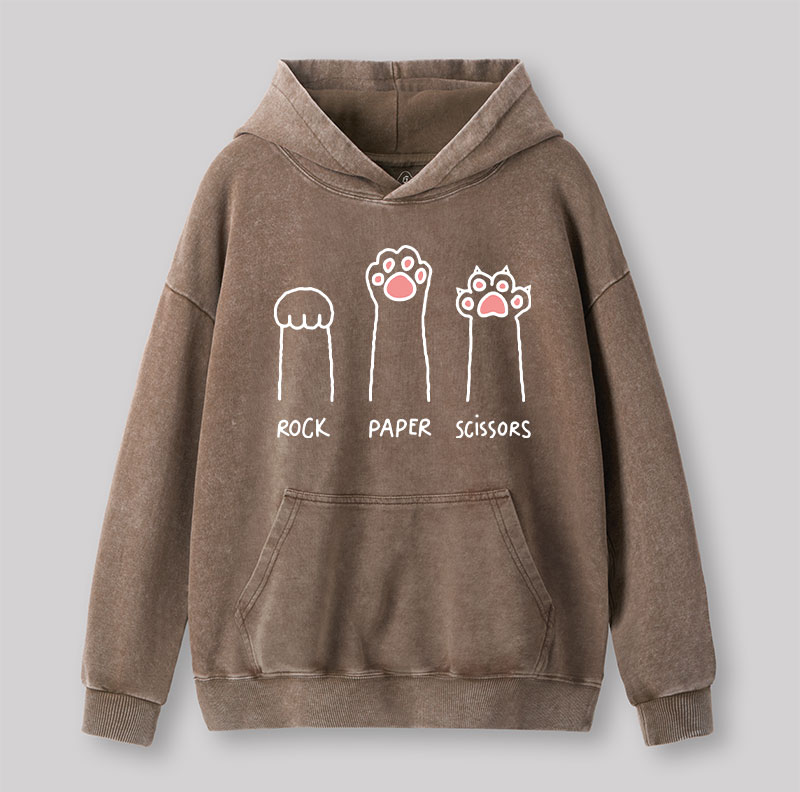 Cat Paw Washed Hoodie