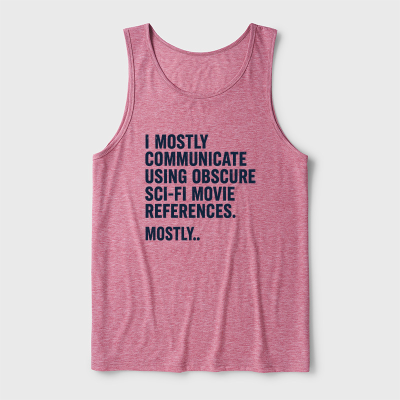 Sci-Fi Movie Reference Ultra Soft Heather Tank
