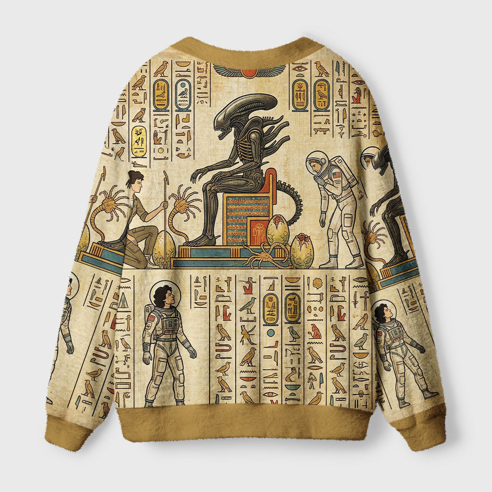 Cosmic Alien Geek Ugly Cardigan Sweaters
