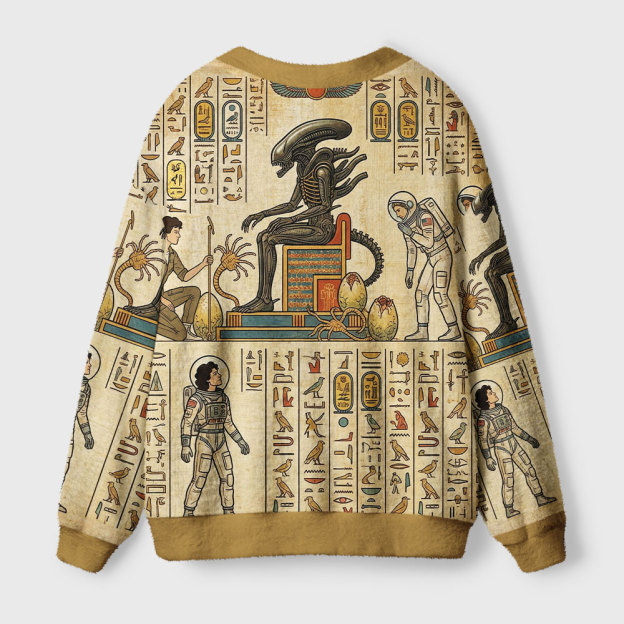 Cosmic Alien Geek Ugly Cardigan Sweaters