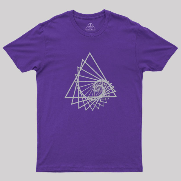 Spiralling Triangle Geek T-Shirt