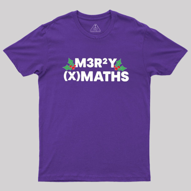 M3RRY (X)MATHS Geek T-Shirt
