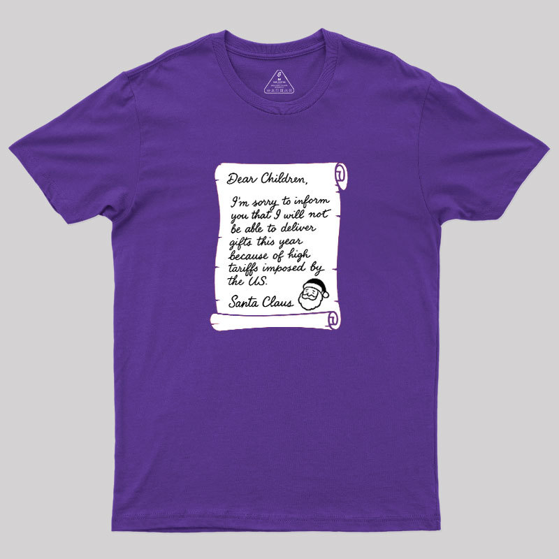 Christmas Letter Geek T-Shirt
