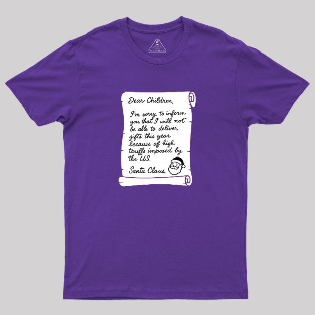 Christmas Letter Geek T-Shirt