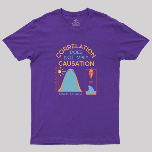 Correlation Does Not Imply Causation Geek T-Shirt