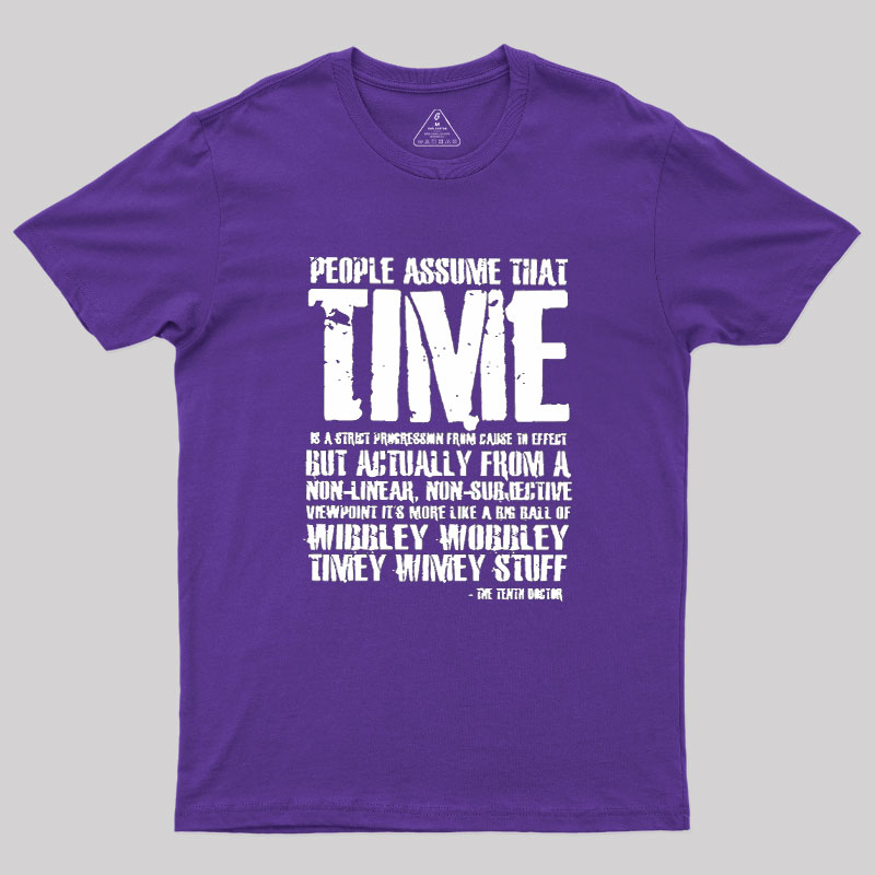 Wibley Wobbley Timey Wimey Geek T-Shirt