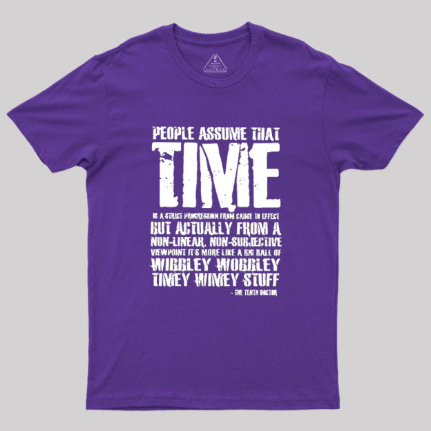 Wibley Wobbley Timey Wimey Geek T-Shirt