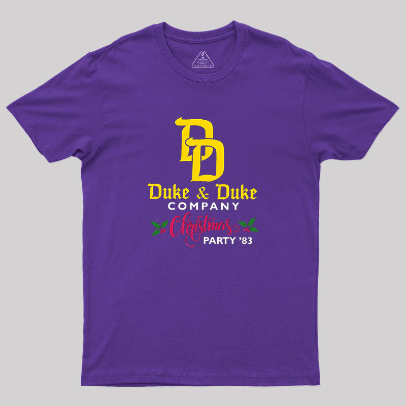 Duke & Duke Company Christmas Party 83 Geek T-Shirt