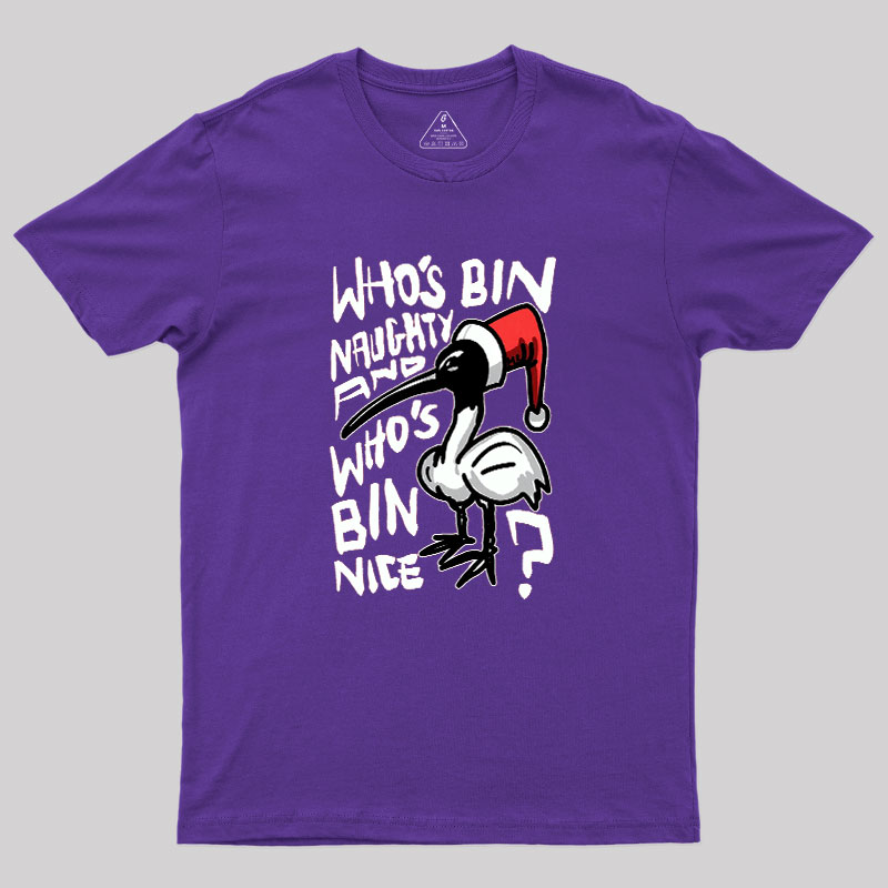 Christmas Bin Chicken Geek T-Shirt