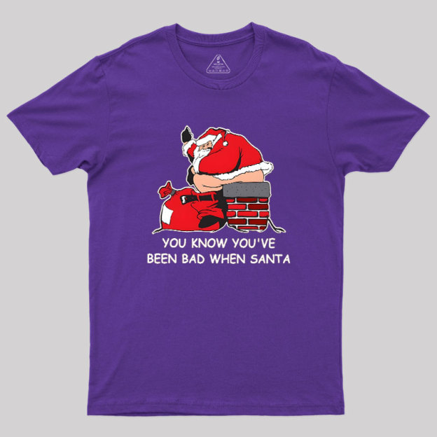 You Know You've Been Bad Geek T-Shirt