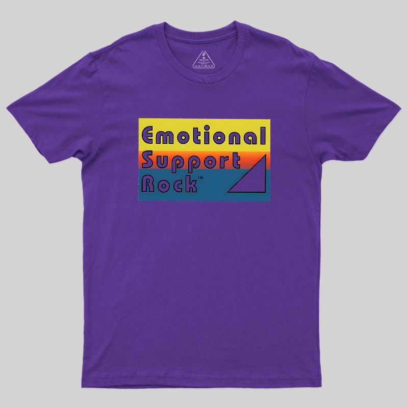 Emotional Support Rock Geek T-Shirt