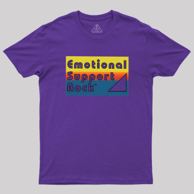 Emotional Support Rock Geek T-Shirt