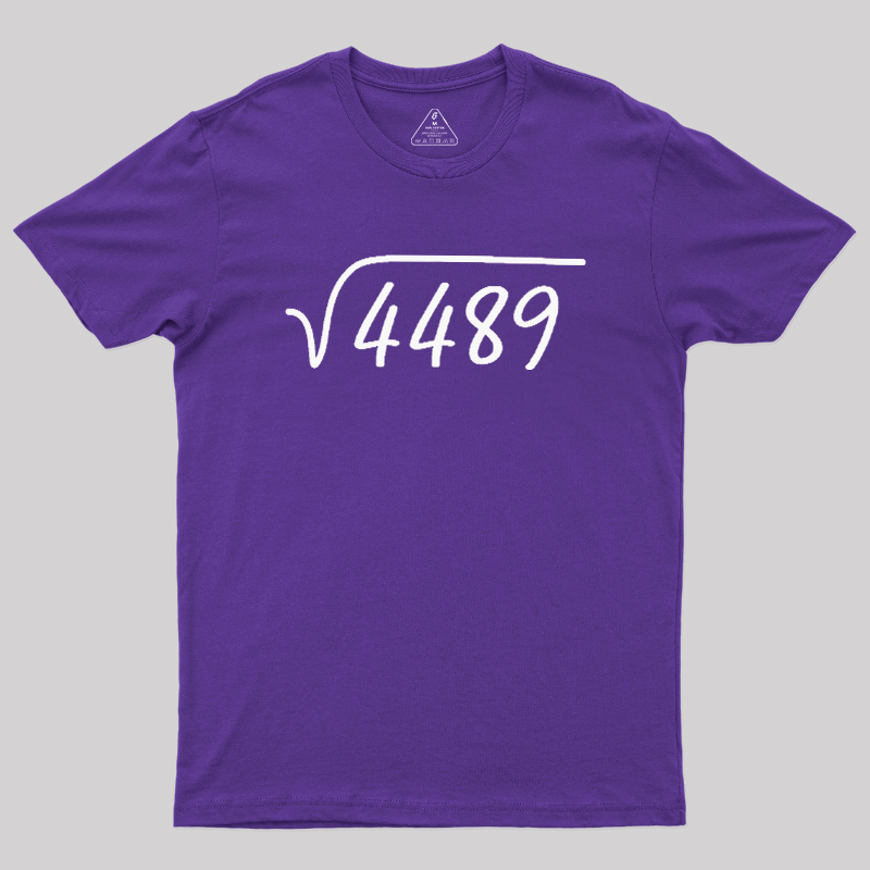 67 Meme Square Root Geek T-Shirt