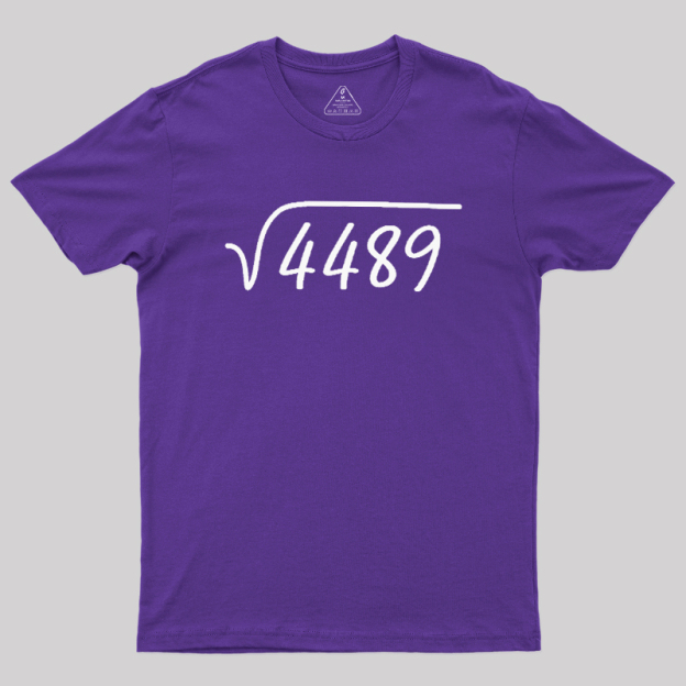67 Meme Square Root Geek T-Shirt