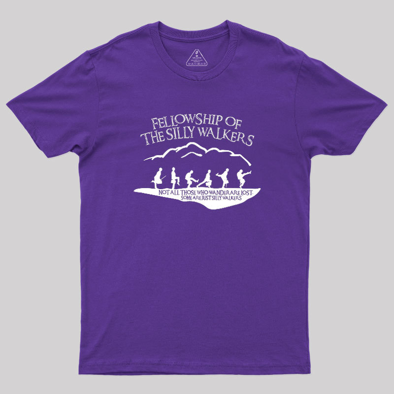 Fellowship Of The Silly Walkers Geek T-Shirt