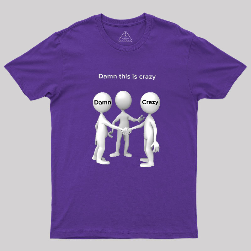 Damn This Is Crazy Geek T-Shirt