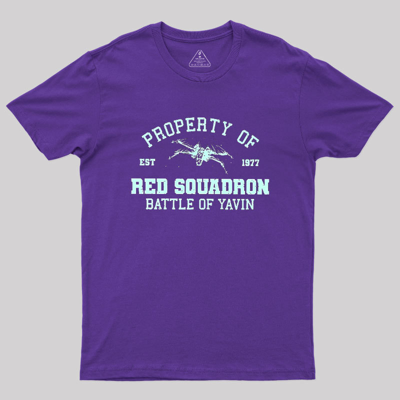 Property Of Red Squadron7 Geek T-Shirt