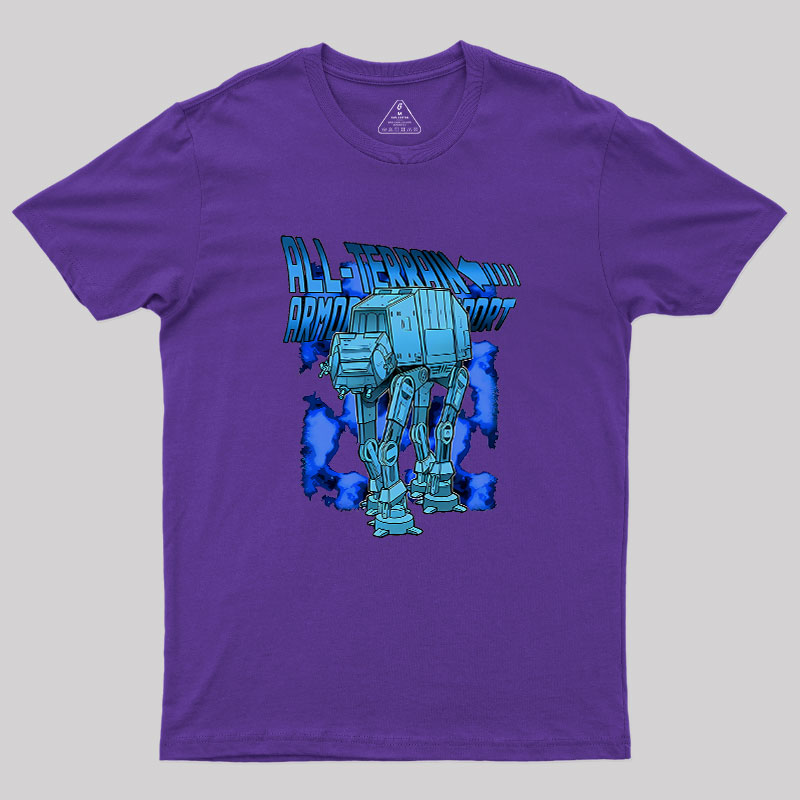 Mega Terrain Mecha Transport Geek T-Shirt