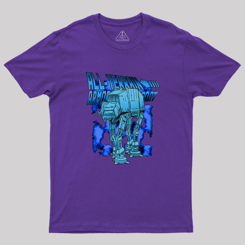 Mega Terrain Mecha Transport Geek T-Shirt