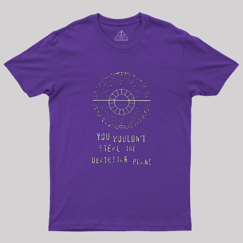 Death Star Plans Geek T-Shirt