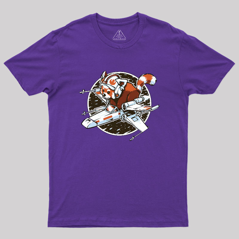 Red panda, Standing By Geek T-Shirt