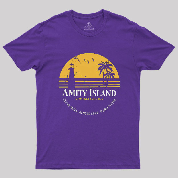 Jaws Inspired Amity Island Geek T-Shirt