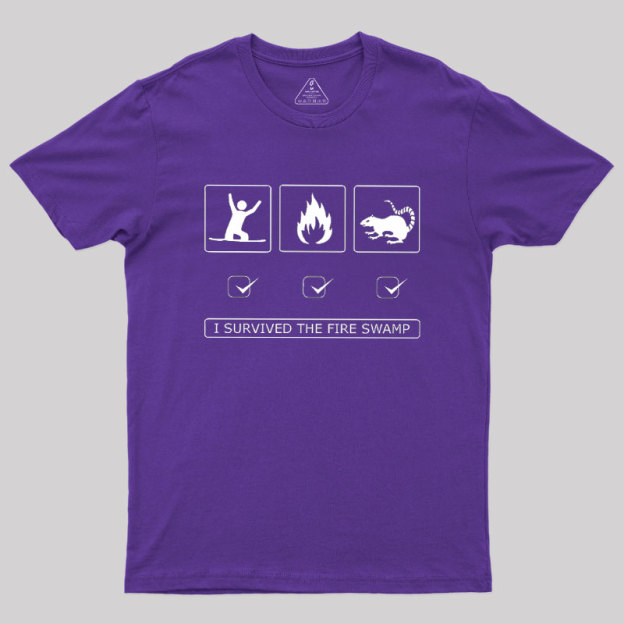Hazards Of The Fire Swamp Geek T-Shirt