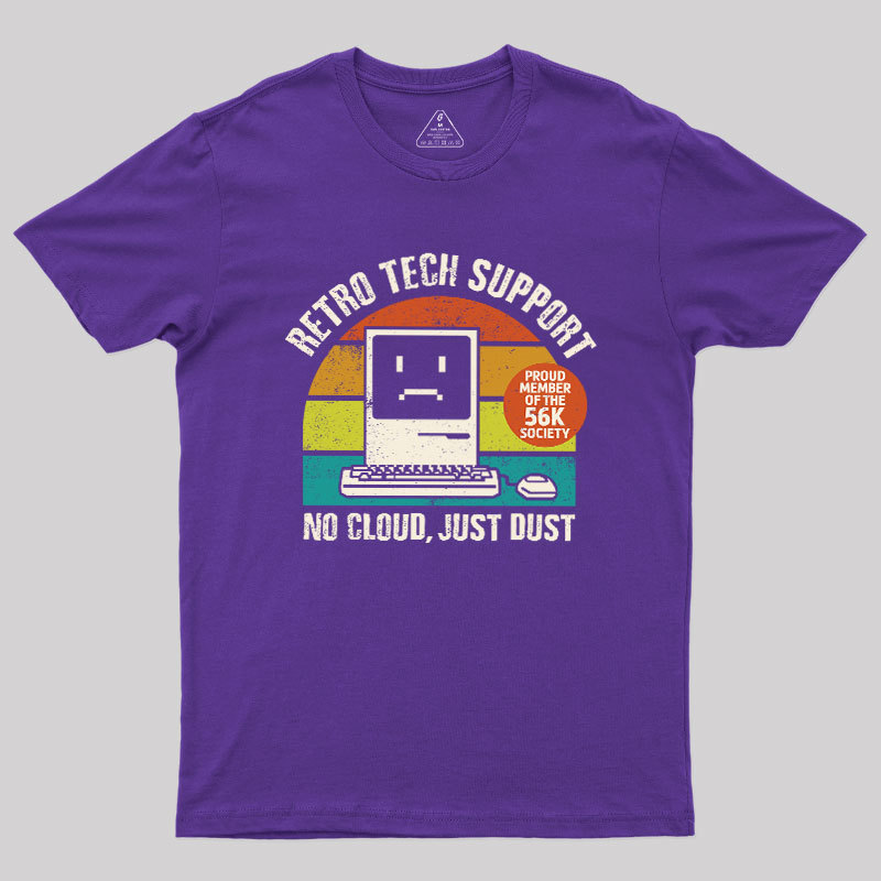 RETRO TECH SUPPORT Geek T-Shirt